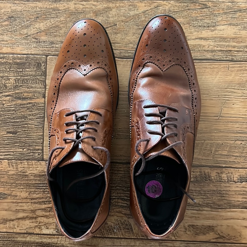 Men’s 10.5 Stacy Adams Brown Dress Shoes
